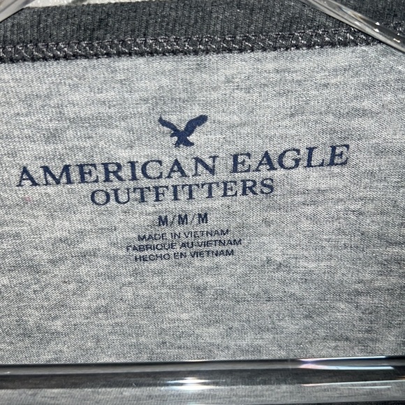 Men’s American Eagle Grey and Blue T Shirt - Picture 5 of 6